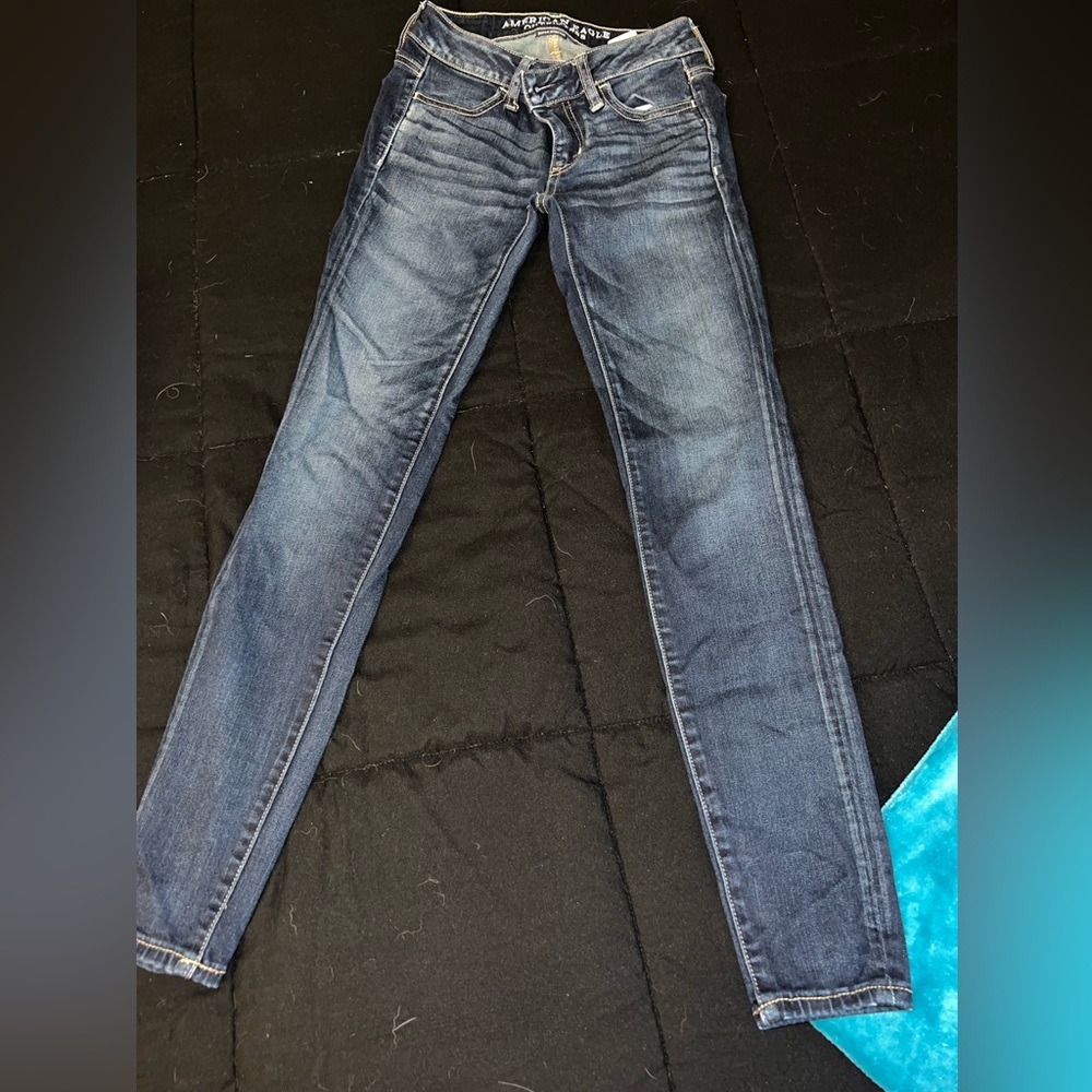 American Eagle Super Low Rise Jeans